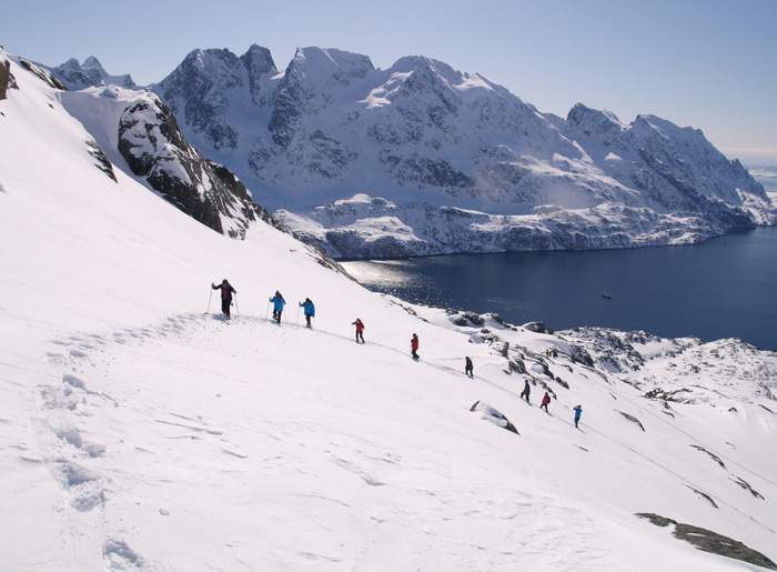 Oceanwide Expeditions Snowshoe walking uphill_Christian Engelke.jpeg